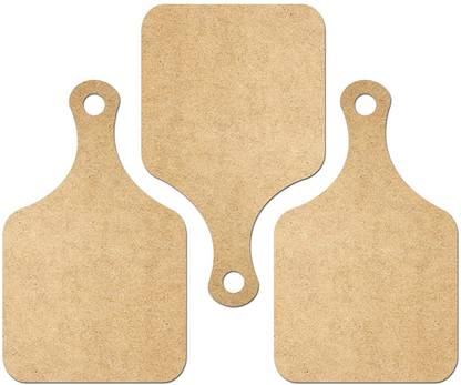 SWAG STATION Brown Pack of 3 Dishwasher Safe) Wooden Cutting Board
