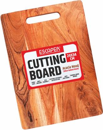 ESCAPER Wooden Cutting Board– Eco-Friendly, Antibacterial, and Knife-Safe Board