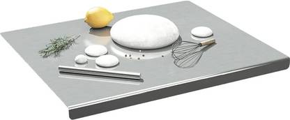 Puno Counter Top Chopping Board Stainless Steel (size-41*31 cm) Stainless Steel Cutting Board