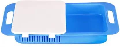 3PSTORE 3 In 1 Cut ,Wash and store Chopping Board With Drawer Plastic Cutting Board