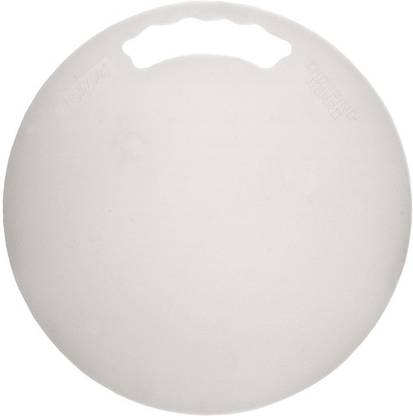अंजलि Circular Shape white Chopping Board Hygienic and Durable and Convenient Size प्लास्टिक कटिंग बोर्ड