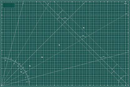 DEZIINE A1 Cutting Mat, Double Sided, Cutting Board for Craft, Fabric, Cutting Mat Cutting Mat
