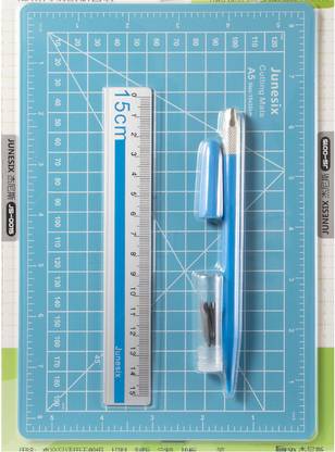 R H lifestyle A5 Cutting Pad Set Paper Cutting Tool for Art Craft Cutting Mat