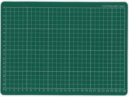 Qatalitic Non-Slip Flexible Self-Healing Grid Line Print Cutting Mat