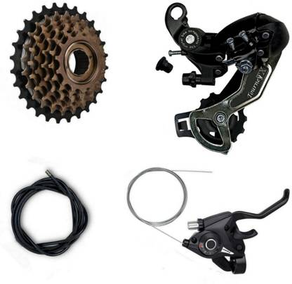 Xezon Cycle 7 Speed Gear Set Durable Design Mountain Bike, Racing Bike, Road Bicycle Wheel