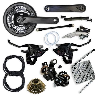 Xpocraft 21 Speed Bicycle Gear Set Multi Speed Conversion Kit for Racing Bike Wheel