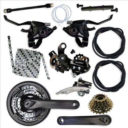 Xpocraft Cycle Gear Set 21 Speed 21-Speed Gear Set Multi Speed Conversion Kit for Racing Bike Wheel