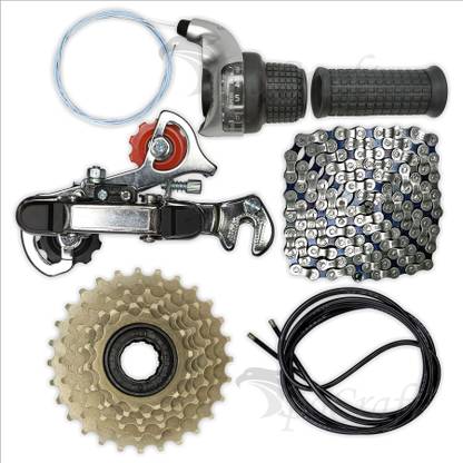Xpocraft 6-Speed Gear Set Multi Speed Conversion Kit Bicycle Gear Set for Racing Bike Wheel