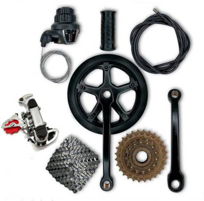Xezon Cycle Combo Kit 6 Speed Gear Set Bicycle Gear Combo Set Mountain Bike, Racing Bike, Road Bicycle Wheel