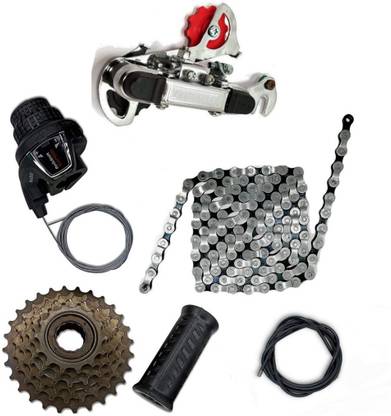 Xezon 6 Speed Gear Set for Cycles New Design Bicycle 6 Speed Gear Set Combo of 6 Items Mountain Bike, Racing Bike, Road Bicycle Wheel