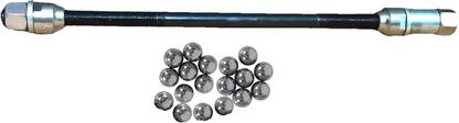 IndiaLot Bicycle Rim axle 10inch with Steel Ball Universal Size for All MTB Bicycles Road Bicycle Wheel
