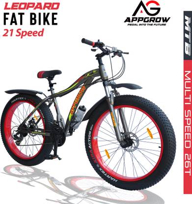 Appgrow LEOPARD 26 T (inch) Fat Tyre Cycle