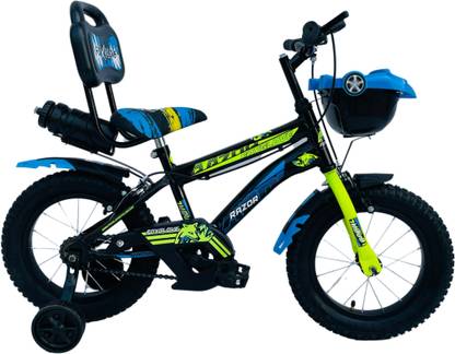 FOXGLOVE RAZOR 16.240 FLOURESCENT GREEN TYRE TUBE 90 % FITTED FOR AGE 5 TO 8 YRS 16 T (inch) Road Cycle