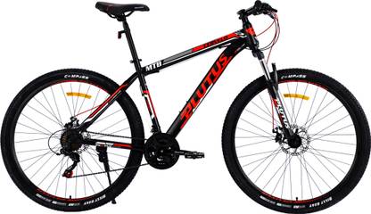 PLUTUS Cervelo MTB Cycle Age-12+ with Dual Disc Brake, Multi Speed (Red) 29 T (inch) Mountain Cycle