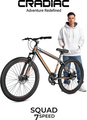 CRADIAC Squad 7 Speed Grey 29 T (inch) Mountain Cycle