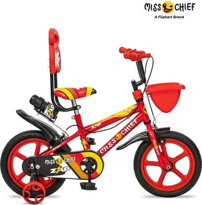 Miss & Chief Zap Durable 90% Assembled Kids Bicycle With Accessories and Mag Wheel 14 T (inch) BMX Cycle