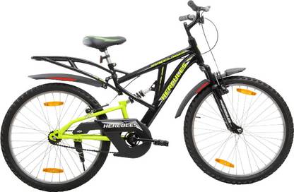 HERCULES STREET RIDER ZX IBC |Dual SUSPENSION|Power Brakes|Wheel Size 24 T (inch) Mountain Cycle