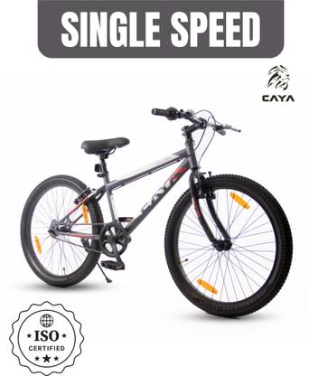CAYA APX 24" Smoky Charcoal Front & Rear Power Brakes, Steel Frame 24 T (inch) BMX Cycle
