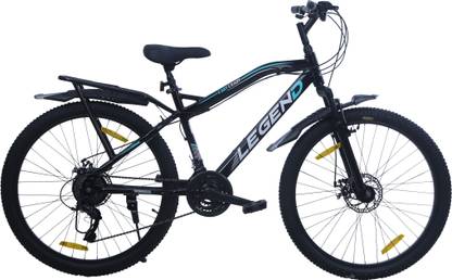 EAST COAST LEGEND MultiSpeed Bike with inbuilt Carrier FS & DD Brake 26 T Mountain Cycle 26 T (inch) Mountain Cycle