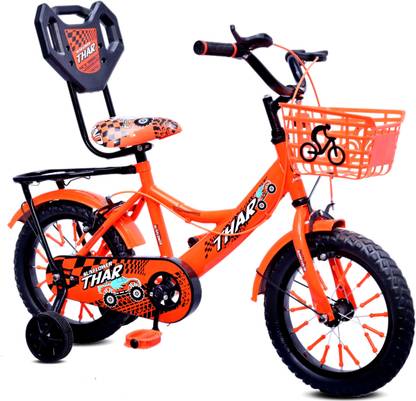Sunflower Thar 14t x 2.40 Tubeless Tyre Kids Cycle For Age 2 to 5 Years 14 T (inch) Road Cycle