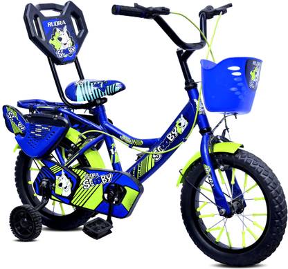 Rudra Scooby 16T x 2.40 Tubeless Tyre Kids Cycle for Age 4 to 7 Years 16 T (inch) Road Cycle