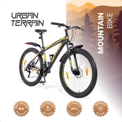 Urban Terrain UT3000A27.5 Alloy MTB Cycles Shimano Geared for Men with Dual Disc Brake 27.5 T (inch) Road Cycle