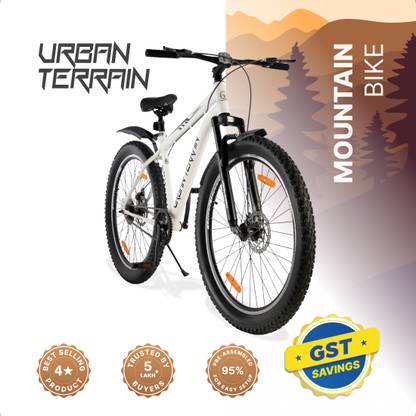 Urban Terrain Bolt Cycles 27.5T for Men with Steel Frame & Disc Brake MTB Bike UT5000S27.5 27.5 T (inch) Road Cycle