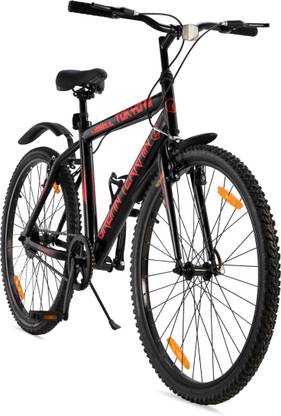 Urban Terrain Tokyo with Complete Accessories & Mobile Tracking App 26 T Hybrid Cycle/City Bike  (Single Speed, Black, Red) at Rs. 4499