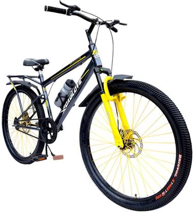 FOXGLOVE LUXE IBC 26 INCH 26.240 FRONT SHOCKER DOUBLE DISC STEEL RIM 26T CYCLE GREY COL 26 T (inch) Road Cycle