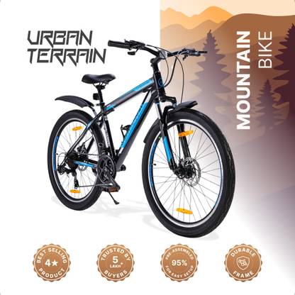 Urban Terrain UT3003A26 Alloy MTB Cycles Shimano Geared for Men with Dual Disc Brake 26 T (inch) Road Cycle
