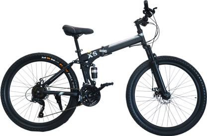 Sturdy Bikes Foldable Spoke Wheel MTB with Original Micro shift Gears and Dual Disc Brakes 26 T (inch) Folding Bikes/Folding Cycle