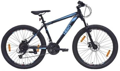 HERO Sprint Enticer Cycle in 26" Wheel Size with 21 Speed Gears with Dual disc 26 T (inch) Mountain Cycle