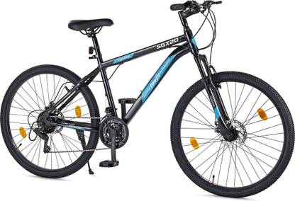 Lifelong Chaze by Milind Soman SGX 20 CZBC2794 27.5T with Dual Disc 21 Speed 27.5 T Mountain/Hardtail Cycle  (21 Gear, Black) at Rs. 6110
