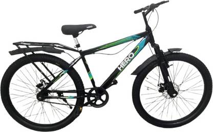 HERO Next Ranger Carrier Dual Disc Brake Front Shocker Bike 26 T (inch) Road Cycle