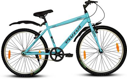 PLUTUS Sleek Road Bike Age-12+ with V-Brake Single Speed (Sea-Green) 26 T (inch) Hybrid Cycle/City Bike
