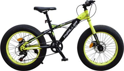 Thriller SCOOL 85% Pre-Assembled 20"x400 Rigid Fork/Fully Alloy FAT BIKE for KIDS 26 T (inch) Mountain Cycle