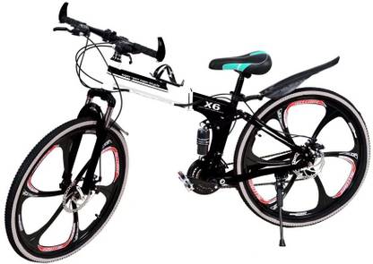 Amardeep Cycles Double Disc Brake Mountain Cycle with Magnesium Alloy Wheels 26 T (inch) Folding Bikes/Folding Cycle