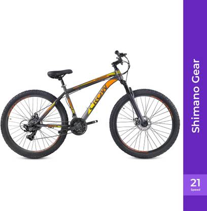 Crow MERIDIAN 21 | FULLY FITTED | SHIMANO GEARED | FRONT SUSPENSION | DUAL DISC 29 T (inch) Mountain Cycle