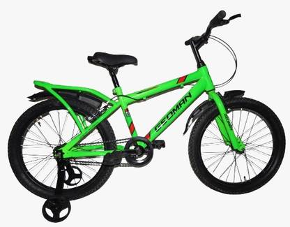 Geoman Smart 20T One Speed Carrier Training Wheels Cycle 20 T (inch) Recreation Cycle
