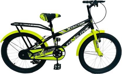 FOXGLOVE X FACTOR 20.235 IBC PREMIUM GREEN M TYRE TUBE FOR AGE 5 TO 10 YRS 90 % FITTED 20 T (inch) Road Cycle