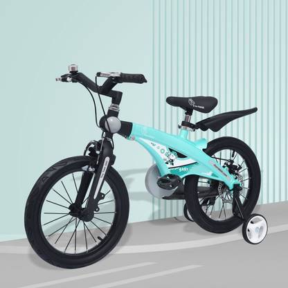 R for Rabbit The Smart Plug and Play Kids Cycle (14 inches/T - For Kids 3-5 Years) (Lake Blue) 14 T (inch) Road Cycle