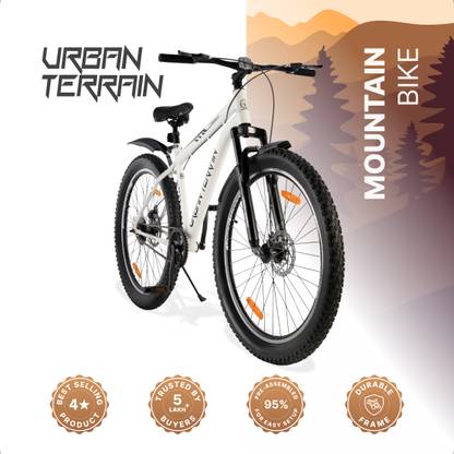 Urban Terrain Bolt Cycles for Men with Steel Frame & Dual Disc Brake MTB Bike UT5000S27.5 27.5 T (inch) Road Cycle