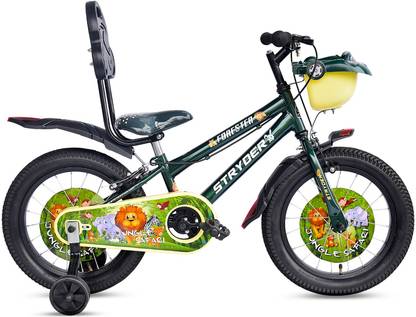 STRYDER Kids Cycle | Forester 16T Steel | Green Suitable for 5 to 7 Year Kids 16 T (inch) Mountain Cycle