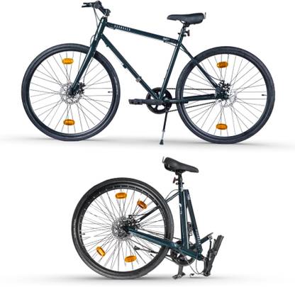 HORNBACK M1s World's First Full-Sized Diamond Frame Foldable/Folding Cycle for UniseX 28 T (inch) Folding Bikes/Folding Cycle