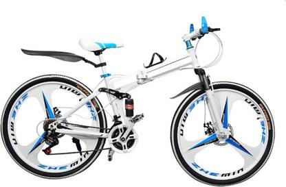 Amardeep Cycles Unisex Foldable Sports MTB Cycle| Dual Suspension 26 T (inch) Folding Bikes/Folding Cycle