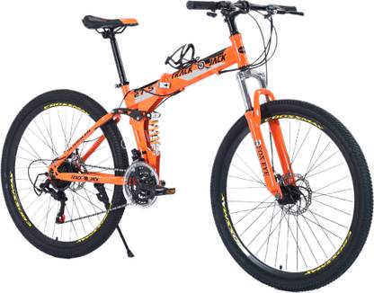 Track Jack Foldable cycle with Free Pump / disk brake / Dual Suspension 27.5 T (inch) Folding Bikes/Folding Cycle