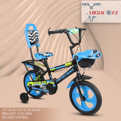 highfoxx 14T EVOLVE CARRIER SKYBLUE CYCLE FOR BOYS AND GIRLS 14 T (inch) BMX Cycle