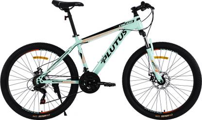 PLUTUS Chicago MTB Cycle Age - 12+ with Dual Disc Brake, Multi Speed (Ocean-Blue) 26 T (inch) Mountain Cycle