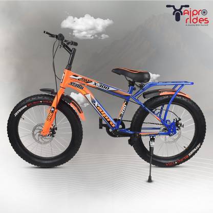 Xaipro 20T MAX300 ORANGE DOUBLE DISC CYCLE FOR KIDS 20 T (inch) BMX Cycle
