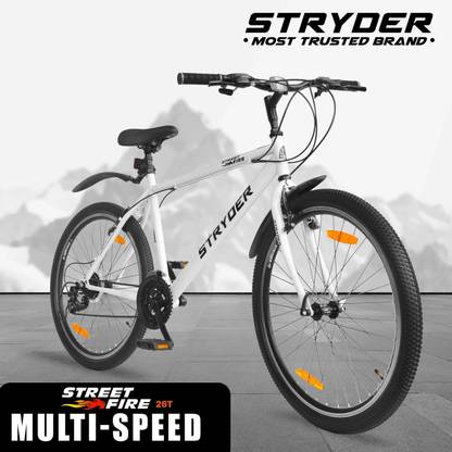 STRYDER 26" Street Fire 21 Speed Bicycle | Durable & Stylish Ride 26 T (inch) Mountain Cycle